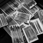 Black and white workshop workshop photo needle file trays