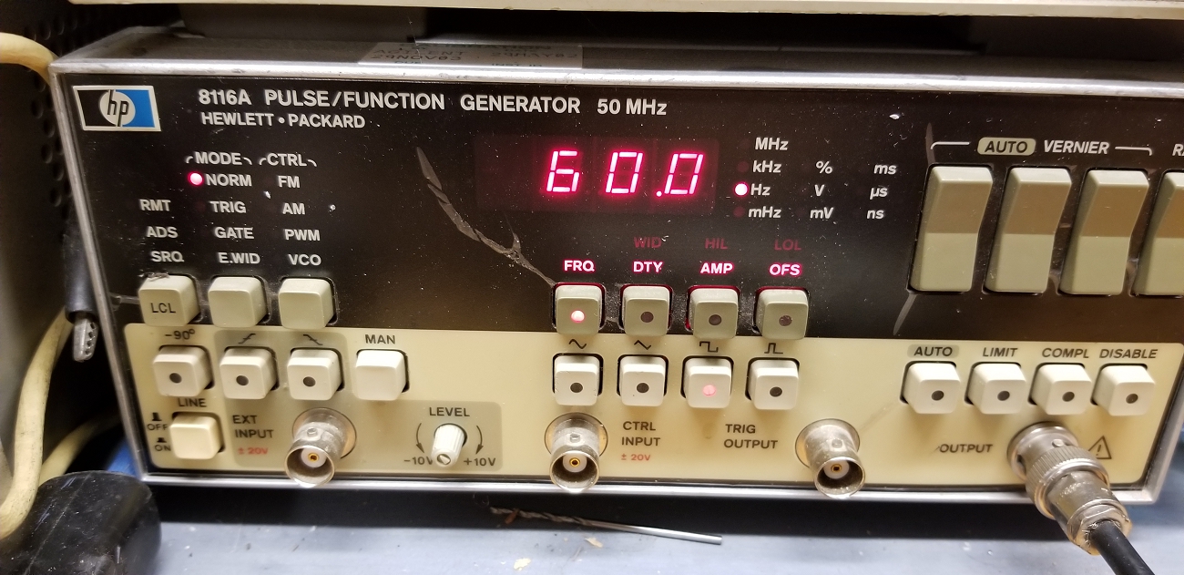 HP 8116A Function Generator