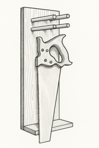 Read more about the article Hand Saw Rack – 3D Printed